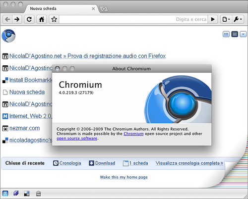 Mac Chromium status update: version 4.0.219.3 (with notes)