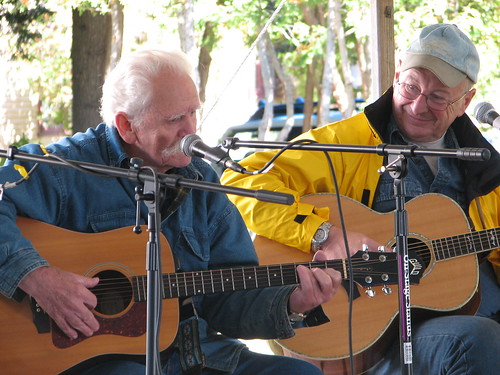 old guys singing folk songs
