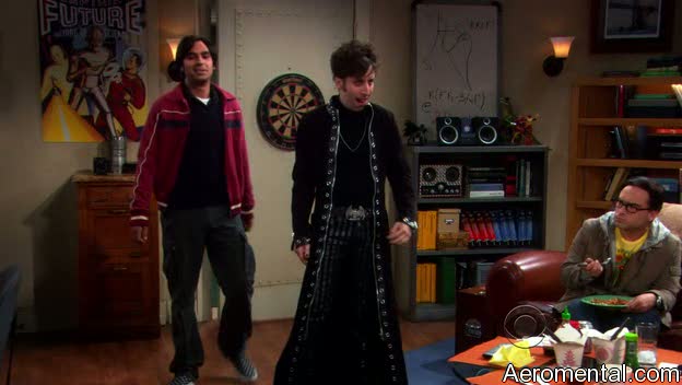 The Big Bang Theory S03E03 Howard gótico