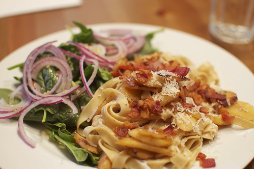 Tagliatelle With Parsnips And Bacon