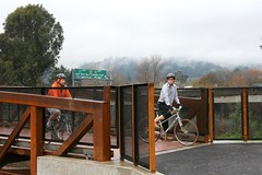 New Bridge, Santa Cruz San Lorenzo River Path near Highway 1