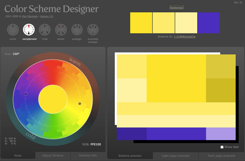 Color Scheme Designer v3
