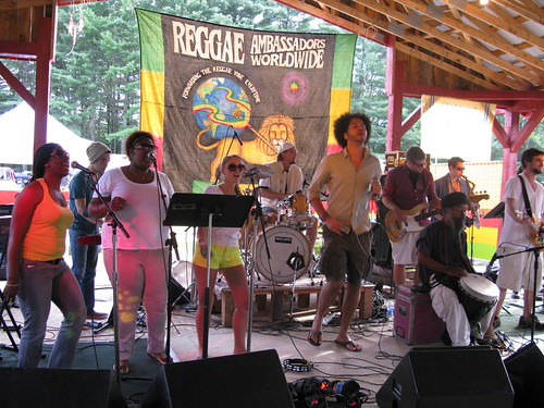 The Berklee Bob Marley Ensemble rocks the house.