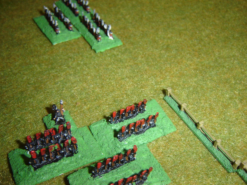 Takeda Samurai advance on Oda unit's flank