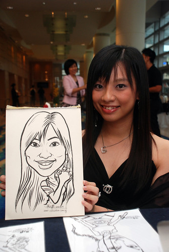Caricature live sketching for SMC Teachers'Day D&D 2009 - 1