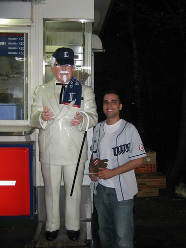 Hanging with the Colonel.