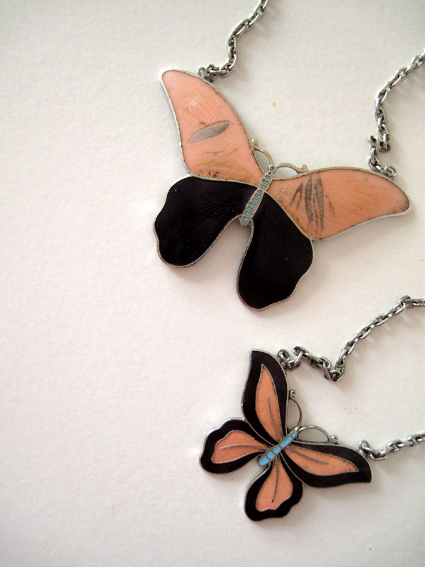 butterfly necklaces