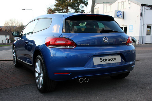 New VW Scirocco Back