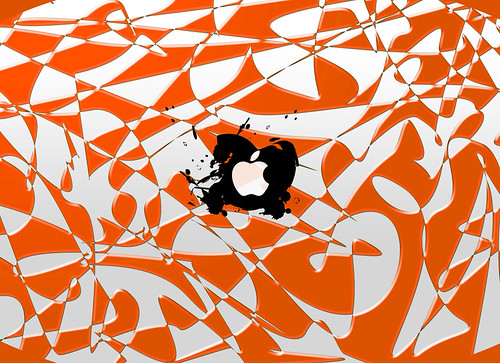 wallpaper orange. apple wallpaper (orange and