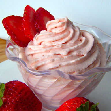 Healthy Strawberry Mousse