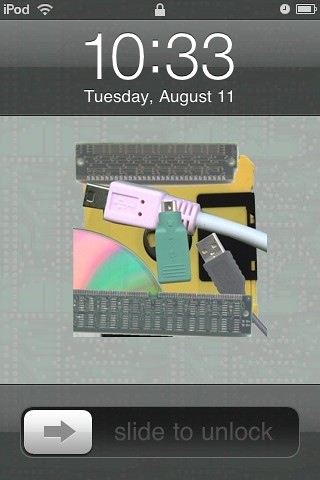 iPod Touch lock screen 