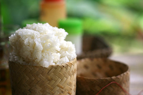 sticky rice by Khone - we ate this every meal in Laos by you.