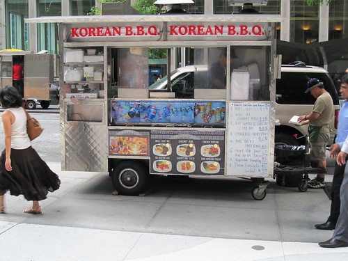 Korean BBQ food cart