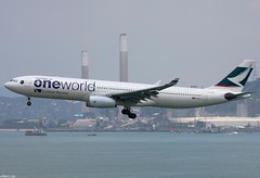 B-HLU A330-343 "Cathay Pacific" (2nd oneworld aircraft for CX)