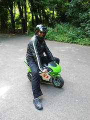 Fun with J's mini moto