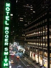 Roger Smith Hotel Marquee, NYC Night by jasonkeath, on Flickr