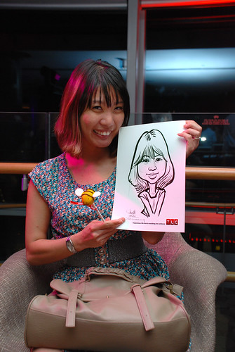 Caricature live sketching for TLC - 31