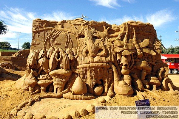 Annual Sand Sculpting Australia exhibition, Frankston waterfront-20