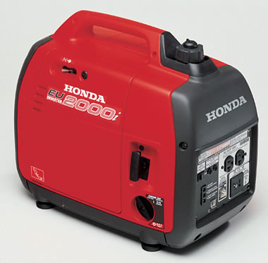 I ran my trusty Honda generator 