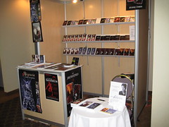 Kiosque au Salon du livre de Trois-Rivières