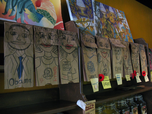 Paper Bag Puppets, All in a Row