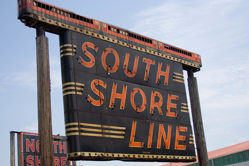 South Shore Line neon sign