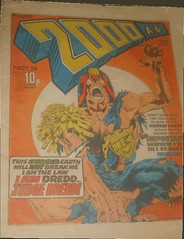 2000AD Prog 85 - 'The Cursed Earth will not break me! I am the Law! I am Judge Dredd!': art Mike McMahon (flickr)