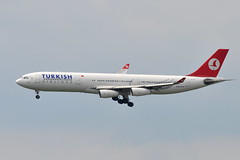 Turkish Airlines (THY) - Airbus A340-300 - TC-JIH - Kocaeli - John F. Kennedy International Airport (JFK) July 20, 2009 1006 RT CRP