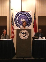 (Picture) Kay Hagan speaking to NC AFL-CIO convention