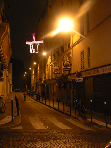 scene in montmartre, paris