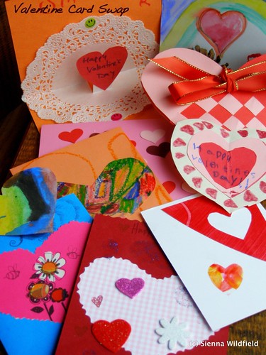 handmade valentine card. Handmade Valentine Card Swap