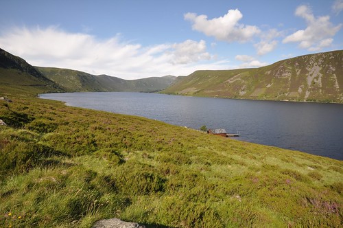 Loch Muick south shore boat house