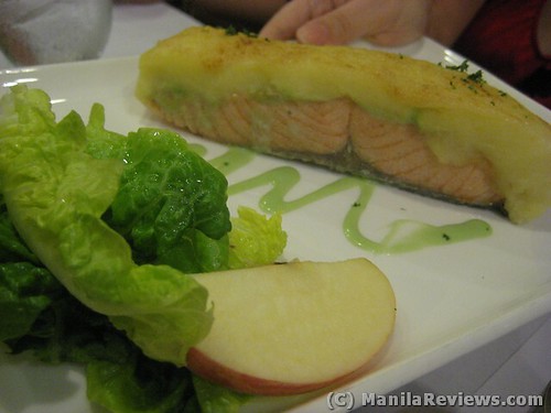 AngelsKitchen Baked Salmon in Aioli Potato Crust