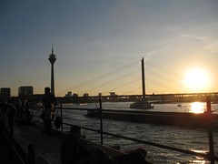 Sunset in Düsseldorf