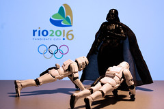 Vader says: "2016 push-ups for Rio 2016"