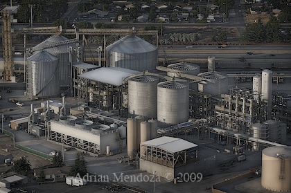 "Aerial Photo" "AL Gilbert" grain silos Turlock CA USA
