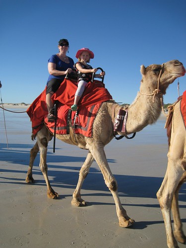 Camel ride on Cable Beach