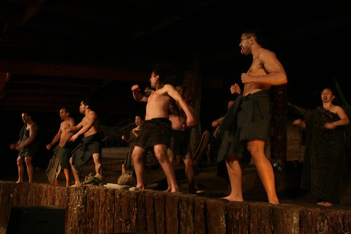 Performing the haka