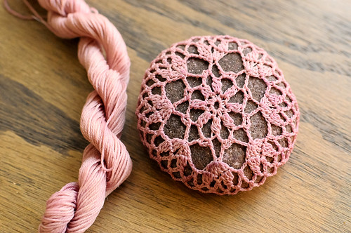 Margie's Dyed Yarn + Crochet Stone