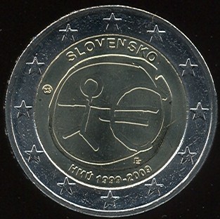 2 Euro Slovakia 2009 HMÚ