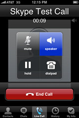 Skype iPhone app calling over 3G