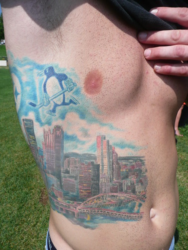 Throughout camp, we've seen dozens of folks with Steelers tattoos, 