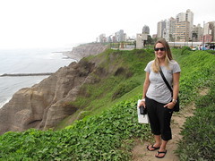 On the coast in Miraflores, Lima