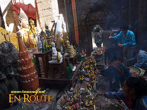 Wat Phu Champasak Festival Altar