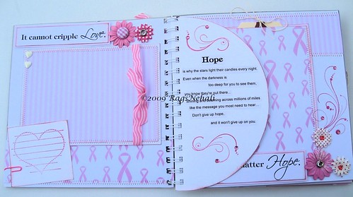"Cancer is so limited" - Hope Scrapbook Album