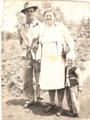 1945 Harold, Nellie, and Tim Maguire