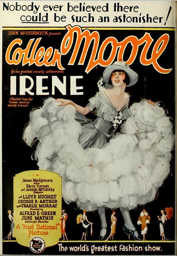 Vintage Film Advert for Colleen Moore in Irene 1926 by CharmaineZoe