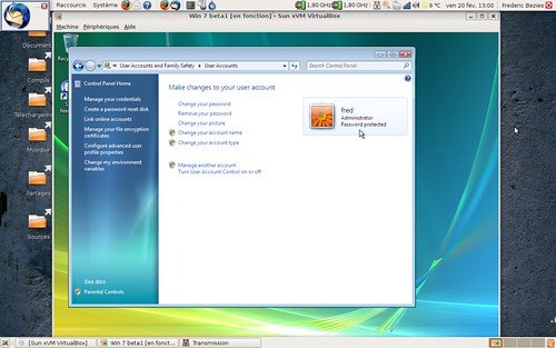Le premier compte créé lors de l'installation de Windows 7 a toujours des droits administrateurs !