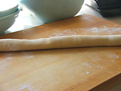 Dough Rolled into a Log