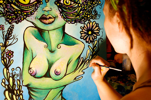 Green Lady-in process